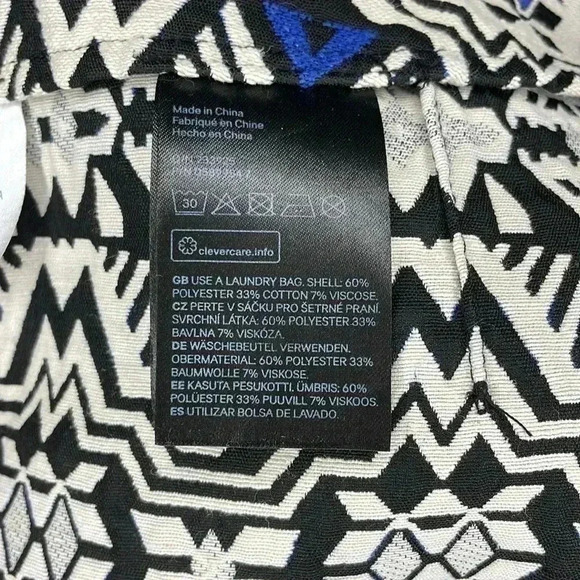 H&M Divided Aztec Tribal Print Mini Skirt Women’s 8 - Picture 6 of 6